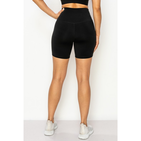 6" Black Buttery Classic Shorts